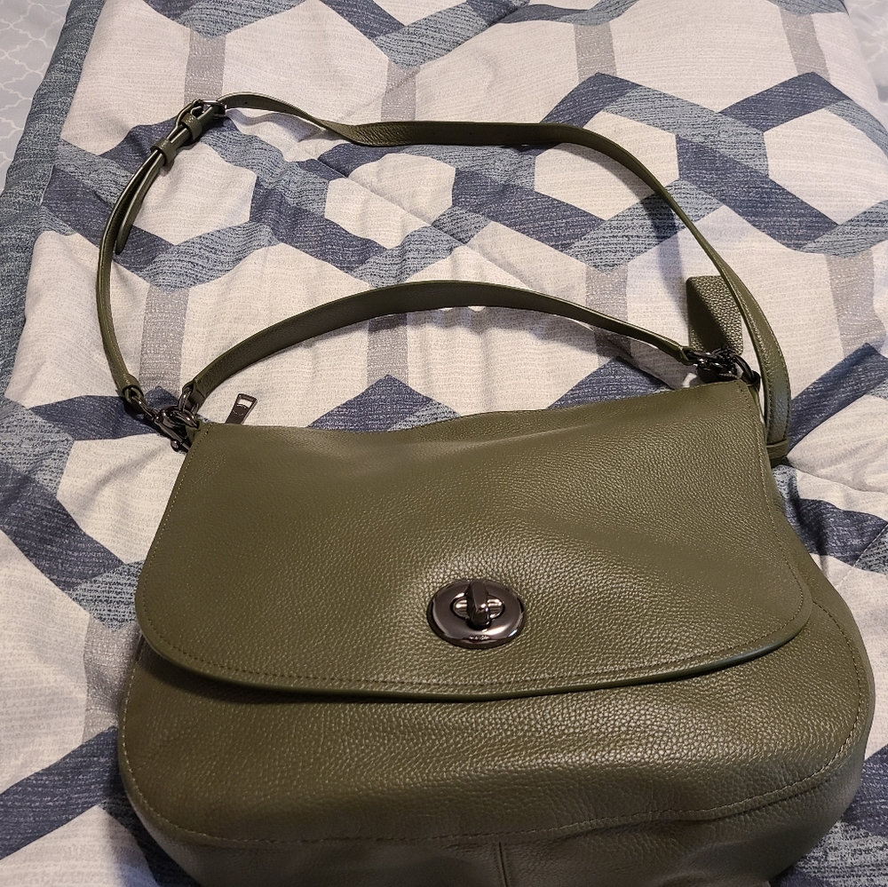 Coach Green Hobo Bag  NWOT